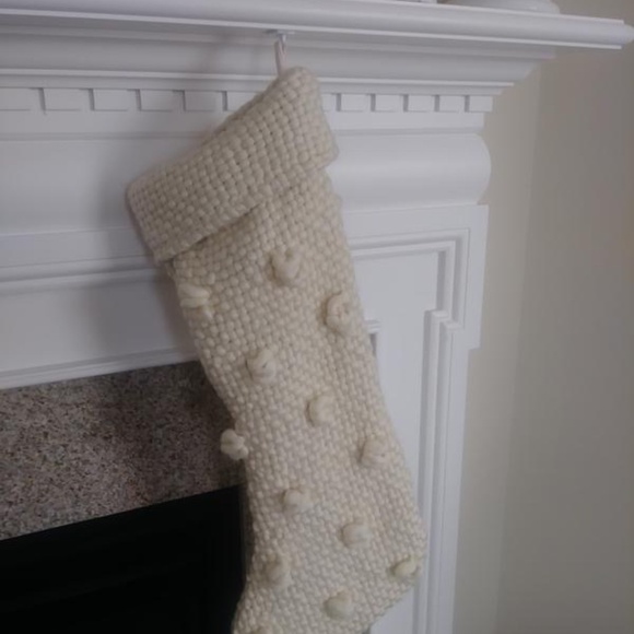 COPY - NWT Anthropologie Cozy Knit  Bobble Christmas Stocking - Picture 4 of 4